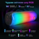 Портативный Bluetooth-колонка со светодиодной подсветкой BT5.3 Беспроводная Bluetooth-колонка с 19 режимами освещения, сабвуфером 3600 мАч, двойным стереосочетанием, FM-радио, TF-картой, USB, AUX для вечеринок, дома, улицы, путешествий - изображение 4
