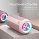 Портативна Bluetooth-колонка Ortizan X10, водонепроникна, IPX7, з підсвічуванням, до 30 годин автономної роботи, 3 стереозвукові ефекти Hi-Fi Bass, мікрофон Handsfree з Aux, TF (рожева) - зображення 5