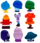 Zestaw figurek Just Play Doorables Disney Pixar W głowie się nie mieści 2 4 cm 9 szt 44864 (886144448645) - obraz 4