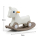 Каталка качалка беговел пони белая 2в1 SP-Sport Happy Pony 1744 White-Beige - изображение 5