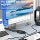 Переключатель KVM Type-C 3.1 Thunderbolt 3 AB201 2 входа 1 выход, поддержка 8K 60Hz USB-C - зображення 6