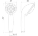 Лійка для душу Topaz NF-2288-00-LOTUS - изображение 6