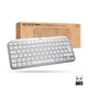 Клавиатура беспроводная Logitech MX Keys Mini Wireless Illuminated UA/ENG + BOLT (920-010605) Pale Gray - изображение 2