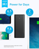 Power Bank Anker 337 PowerCore 26K 26800mAh 3 USB Fast Charge для iPhone Samsung iPad Black - зображення 3