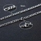Цепочка на шею, Silver Cuban, 5 мм, нержавеющая сталь - изображение 7