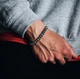 Браслет из нержавеющей стали, мужской браслет, кубинское плетение, 16-18 см, серебристый - изображение 6
