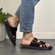 Женские шлепанцы из натуральной замши ITstyle Коричневые 39 25 см (9831) - зображення 4