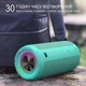 Портативная Bluetooth-колонка Ortizan X10, водонепроницаемая, IPX7, с подсветкой, до 30 часов автономной работы, 3 стереозвуковых эффекта Hi-Fi Bass, микрофон Handsfree с Aux, TF (зеленый) - изображение 6