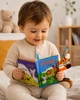 Книжка шуршалка Світ джунглів хвостики для малюка розвиваюча сенсорна з тваринами, українська мова, пискавка (CK0031) - зображення 4