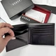 Чоловічий Гаманець Брендовий Гесс Чорний З Логотипом Guess - (365059) - зображення 2