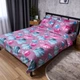 Комплект постельного белья Moon&Star Евро 200x220 см наволочки 4 х 70х70 см Aqua Petals Бязь Gold Люкс (MS-820010164) - изображение 1