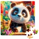Пазлы Vladi Toys De.tail Улыбающаяся панда 64 детали DT1234-10 - изображение 3