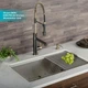 Змішувач для кухні Kraus Artec Pro золото/графіт KPF-1603SBBG - зображення 8