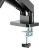 Настольный крепеж для двух мониторов Gembird 17-32" 2-10 кг Black (MA-DA2-06) - изображение 4