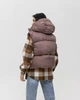 Женская безрукавка коричневая однотонная теплая жилетка капюшон L-XL (369538) - изображение 2