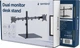 Настольный крепеж для двух мониторов Gembird 17-32" 2-9 кг Black (MS-D2ST-01) - изображение 2
