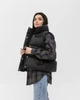 Женская Безрукавка Черная Однотонная Теплая Жилет Базовый L-XL (369362) - изображение 2