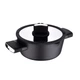 Каструля Bergner Ion plus з кришкою 2 л 20 см BG-35910-BK чорний (00128355) - зображення 1
