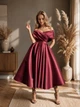 Нарядное платье бордового цвета FirstWoman M бордовый 43462954 - изображение 1