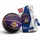 М'яч баскетбольний в подарунковій коробці + насос Wilson NBA TEAM TIEDYE BSKT LA LAKERS SI size 7 (WZ4007803XP) - изображение 1