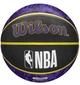 М'яч баскетбольний в подарунковій коробці + насос Wilson NBA TEAM TIEDYE BSKT LA LAKERS SI size 7 (WZ4007803XP) - изображение 3