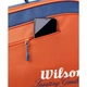 Чохол Wilson ROLAND GARROS 2026 TEAM 3PK RACKET BAG C 25л Теракотовий 76 x 10 x 33 см (WR8053401001) - изображение 5
