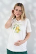 Футболка для беременных и кормящих с молниями для кормления Dolce S Юла Мама молочный - изображение 3