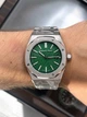 Наручные часы в стиле Audemars Piguet Royal Oak Green Dial - изображение 7