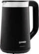 Електрочайник Gorenje 1.7л, Strix контроль, LED дисплей, чорний (00109486) - изображение 1