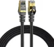 Кабель Ethernet Cat 7 Elfcam 30 см - сетевой LAN кабель SFTP с позолоченными RJ45-коннекторами - изображение 1