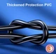Кабель Ethernet Cat 7 Elfcam 30 см - сетевой LAN кабель SFTP с позолоченными RJ45-коннекторами - изображение 6