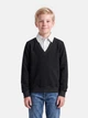 Подростковый свитшот-обманка для мальчика Smile Time Scholar OX26-13-3 158 см Черный с белым в крапинку (st_2000000190419) - изображение 1