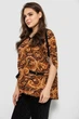 Блузка женская с принтом, цвет коричневый, XL-XXL, 230R1501 - изображение 3