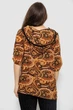 Блузка женская с принтом, цвет коричневый, XL-XXL, 230R1501 - изображение 4