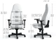 Ігрове крісло Noblechairs ICON "White Edition" (NBL-ICN-PU-WED) - зображення 6