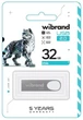 Флеш накопичувач USB 32Gb Wibrand Irbis, Silver, USB 2.0 (WI2.0/IR32U3S) - зображення 2