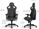 Ігрове крісло Noblechairs EPIC, Anthracite, тканина (NBL-EPC-TX-ATC) - зображення 7
