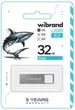 Флеш накопитель USB 32Gb Wibrand Shark, Silver, USB 2.0 (WI2.0/SH32U4S) - изображение 2