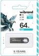Флеш накопитель USB 64Gb Wibrand Eagle, Grey, USB 3.2 Gen 1 (WI3.2/EA64U10G) - изображение 2