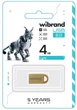 Флеш накопичувач USB 4Gb Wibrand Lynx, Gold, USB 2.0 (WI2.0/LY4M2G) - зображення 2