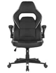 Ігрове крісло 2E GAMING HEBI, Black/White, ПУ шкіра (2E-GC-HEB-BKWT) - зображення 1