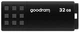Флеш накопитель USB 32Gb Goodram UME3, Black, USB 3.2 Gen 1 (UME3-0320K0R11) - изображение 3