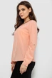 Блуза однотонная, цвет персиковый, M, 230R306 - изображение 3