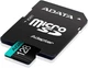 Карта пам'яті microSD 128Gb ADATA Premier Pro + SD адаптер (AUSDX128GUI3V30SA2-RA1) - зображення 2