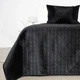 Покрывало полуторное ТЕП Velour Мозаика 4-00515_36188 150х210 см черное - изображение 1