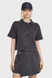 Жіноче темно-сіре поло Overdyed G-Star RAW XS D26086,D966 - зображення 1
