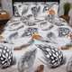 Комплект постільної білизни Moon&Star Євро 200x220 см наволочки 4 х 50х70 см Mono Feathers Бязь Gold Люкс (MS-820011213) - зображення 2