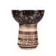 Чаша Aroma Sierra Glaze Black для кальяна из глины в глазури 8.5см черная - изображение 1
