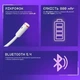 Бездротові ігрові навушники Proove Gaming Bliss Pro Black Геймерська гарнітура з мікрофоном та 2.4 ГГц / Bluetooth - зображення 5