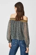 Женский темно-синий топ с узором LOUISE Pepe Jeans XS PL304049 - зображення 4